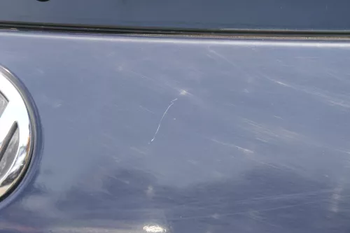 VW Sharan 7M Heckklappe Scheibe  Klappe hinten ab Bj.2000 blau LA5G ohneAnbautei (183721)