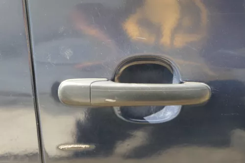 Sharan 7M Alhambra Tür rechts vorne Beifahrertür blau LA5G abBj2000 Facelift ohn (183725)