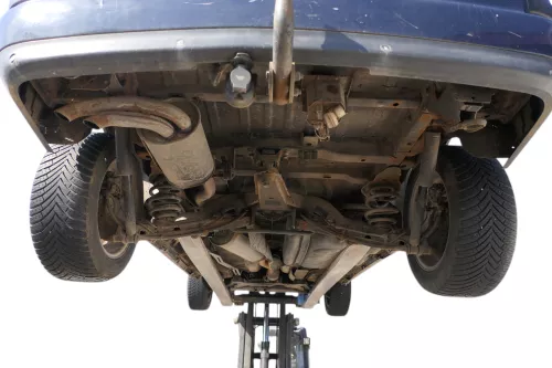 VW Sharan 7M Stoßstange hinten nur Spoiler Lippe mit PDC Einparkhilfe