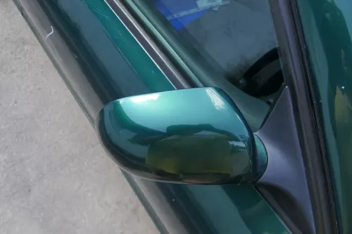 Audi A4 B5 Spiegel Außenspiegel rechts elektrisch grün LZ6L (183762)