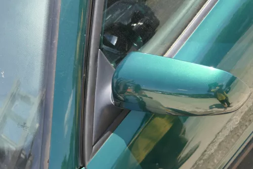 Audi A4 B5 Spiegel Außenspiegel links elektrisch grün LZ6J (183763)