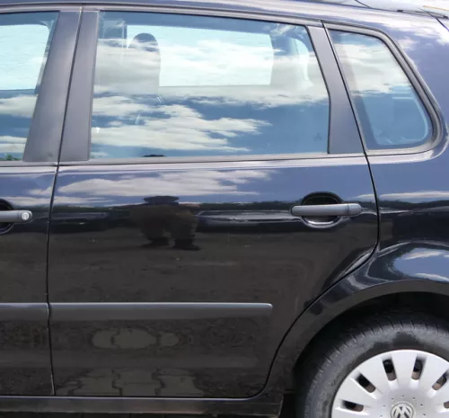 VW Polo 9N 9N3 Tür hinten links 4/5-Türer schwarz LC9Z - ohne Anbauteile