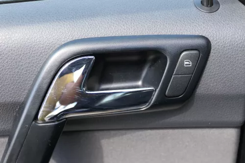 1x VW Polo 9N 9N3 Türverkleidung Verkleidung Tür hinten links 4/5-Türer dunkel (183802)