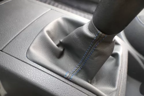 VW Polo 9N 9N3 Schaltknauf Schaltsack Schaltung 6Q1711113G Leder schwarz (183811)