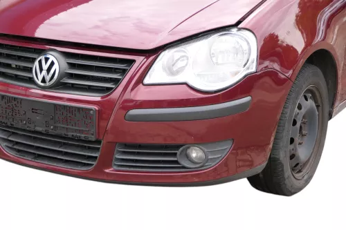 VW Polo 9N3 Stoßstange vorne Frontstoßstange Stoßfänger rot LC3R Grill (183813)