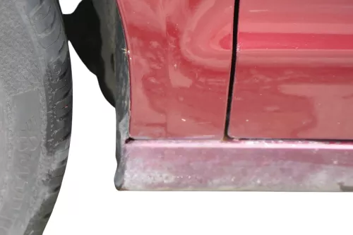 VW Polo 9N3 Kotflügel vorne links rot LC3R (183814)