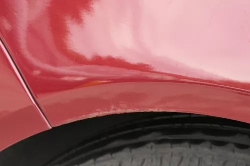 VW Polo 9N3 Kotflügel vorne links rot LC3R (183814)