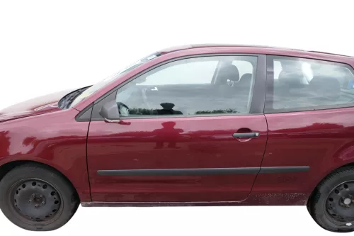 VW Polo 9N 9N3 Tür vorne links Fahrertür 2/3-Türer rot LC3R -ohne Anbauteile