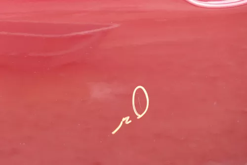 VW Polo 9N 9N3 Tür vorne links Fahrertür 2/3-Türer rot LC3R -ohne Anbauteile (183815)