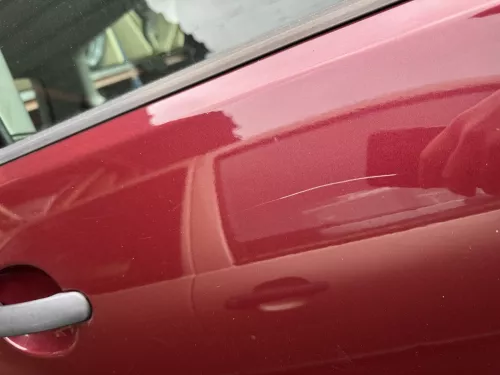 Polo 9N 9N3 Tür vorne rechts Beifahrertür 2/3-Türer rot LC3R ohneAnbauteile (183819)