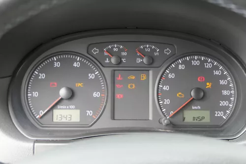 Polo 9N Tacho Tachometer Kombiinstrument ca. 252.000km 6Q0920823R 1,4 55kw 75PS (183822)