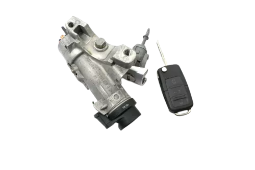 VW Polo 9N 9N3 Schloßsystem 1x Türschloss 1x FunkSchlüssel Schloß Zündschloß