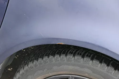 VW Golf 4 1J Kotflügel vorne rechts blau(LA5G)  -- selbst lackiert (183893)