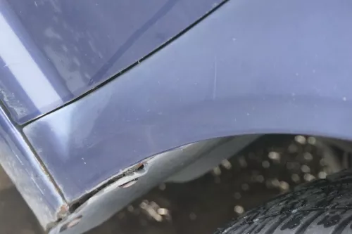 VW Golf 4 1J Kotflügel vorne rechts blau(LA5G)  -- selbst lackiert (183893)