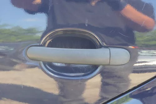 VW Golf 4 Bora Tür hinten links nur Kombi / Variant blau LA5G - ohne Anbauteile (183895)