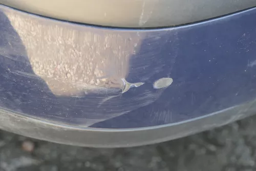 VW Golf 4 Bora Kombi Stoßstange hinten Heckstoßstange Stoßfänger blau LA5G (183899)