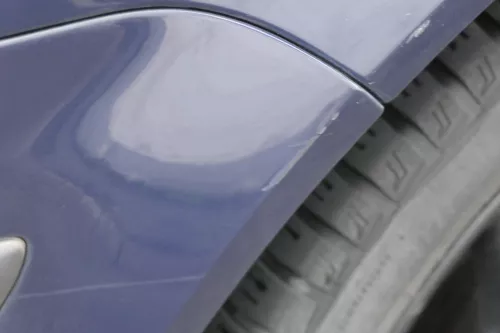 VW Golf 4 Bora Kombi Stoßstange hinten Heckstoßstange Stoßfänger blau LA5G (183899)