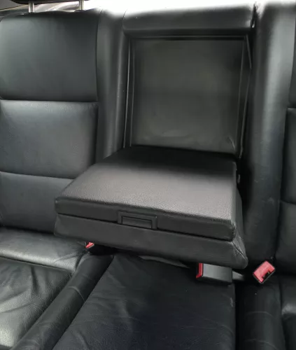 A3 8L Sitz Sitze hint Rückbank Rücksitzbank Sitzfläche Leder schwarz ohneKopfstü (183964)