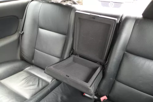 A3 8L Sitz Sitze hint Rückbank Rücksitzbank Sitzfläche Leder schwarz ohneKopfstü (183964)