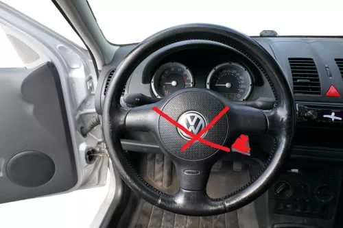 VW Polo 6N2 Lupo Lenkrad Sportlenkrad Leder 3-Speichen Lederlenkrad 6X0419091G