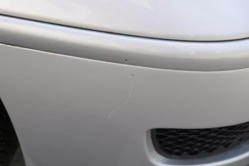 VW Polo 6N2 Stoßstange vorne Frontstoßstange Stoßfänger silber LA7W (183984)