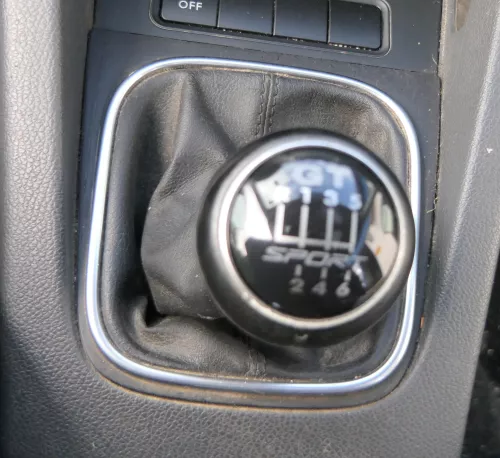 Golf 5 Schaltknauf Schaltsack Schaltknüppel Leder 6-Gang 1k0711113CC Sport GT TD