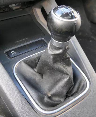 Golf 5 Schaltknauf Schaltsack Schaltknüppel Leder 6-Gang 1k0711113CC Sport GT TD (184040)