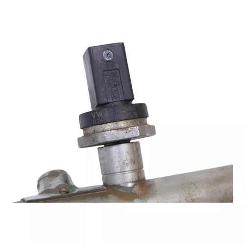 4x A4 8K A5 Einspritzdüse Düse 06K906036 + Einspritzleiste Leiste 06K133317C (184065)