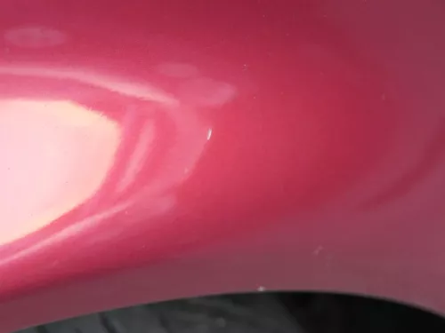 Audi A6 4B Kotflügel vorne links rot LZ3L (bis ca.Mitte 2001 passend   - DELLE (184087)