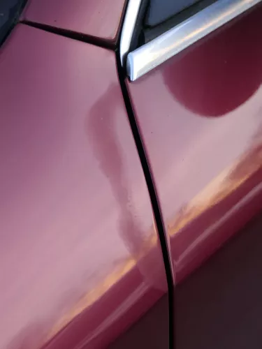 Audi A6 4B Kotflügel vorne links rot LZ3L (bis ca.Mitte 2001 passend   - DELLE (184087)