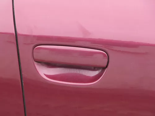 Audi A6 4B C5 Tür nur Türblatt vorne rechts Beifahrertür rot LZ3L - Dellen! (184091)