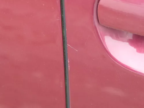 Audi A6 4B C5 Tür nur Türblatt vorne rechts Beifahrertür rot LZ3L - Dellen! (184091)