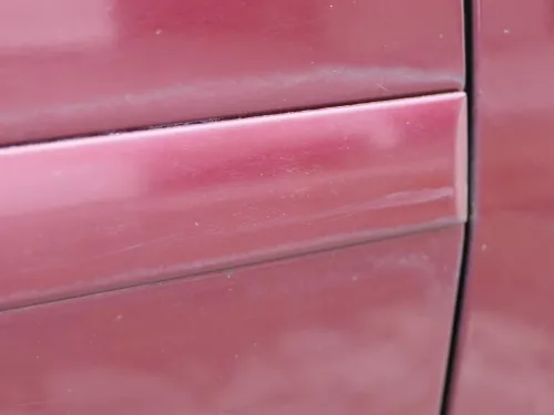 Audi A6 4B C5 Tür nur Türblatt vorne rechts Beifahrertür rot LZ3L - Dellen! (184091)