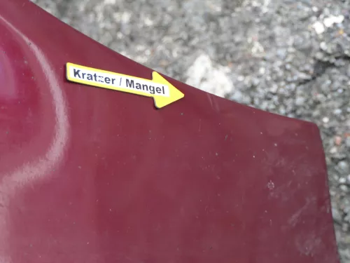 Audi A6 4B Kotflügel vorne rechts rot LZ3L (bis ca.Mitte 2001 passend (184101)