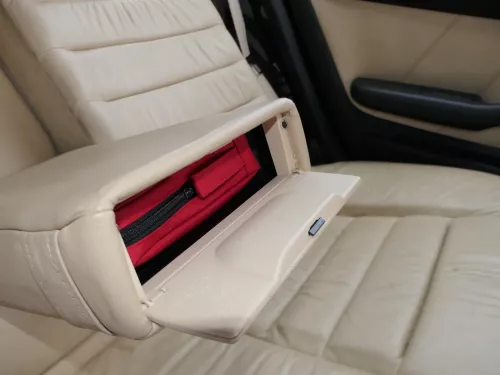 A6 4B Kombi Avant Rückbank Rücksitzbank Sitz Rücksitz Leder vanille gelb perlnap (184109)