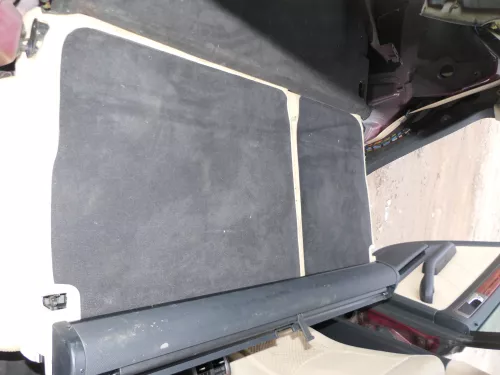 A6 4B Kombi Avant Rückbank Rücksitzbank Sitz Rücksitz Leder vanille gelb perlnap (184109)