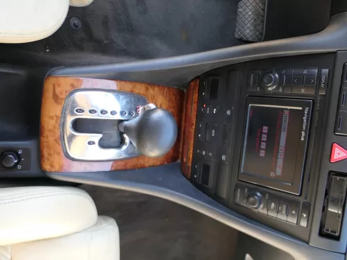 Audi A6 4B C5 Verkleidung Klappe Abdeckung Dekor Holz vavona Bernstein Holz (184113)
