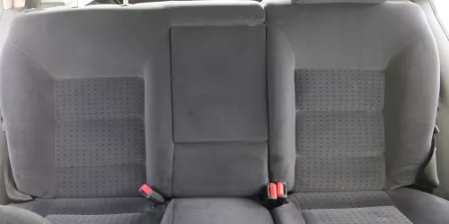 VW Golf 4 Limousine Sitz Rückbank Rücksitzbank hinten Sitze Velour schwarz (184161)