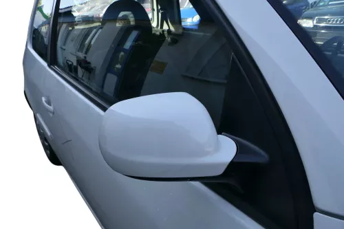 VW Lupo Arosa elektrischer Spiegel Außenspiegel rechts weiß LB9A (184167)