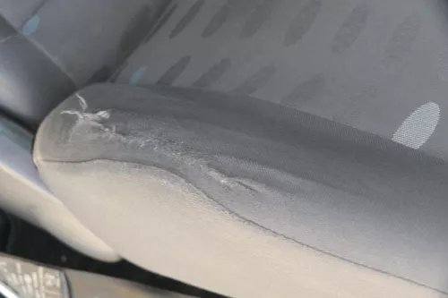 Seat Arosa VW Lupo Sitz vorn links Fahrersitz Höhenverstellung schwarz dunkel (184172)