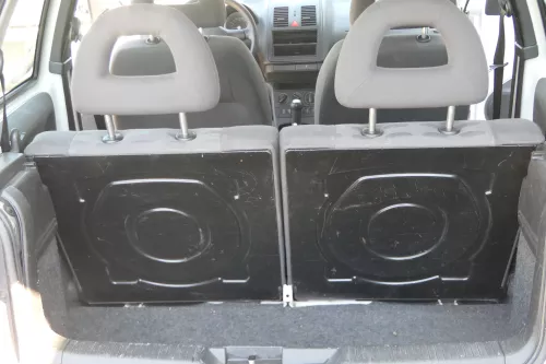 VW Lupo Seat Arosa Sitz Rückbank Sitzfläche für Kopfstützen schwarz (184173)