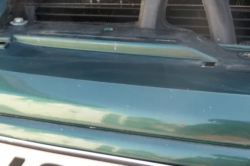 VW Bora Stoßstange vorne Frontstoßstange Stoßfänger vorn grün LC6M SWR (184177)