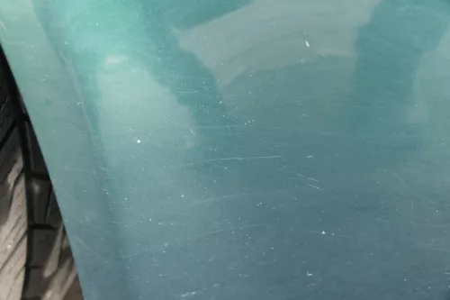 VW Bora Stoßstange vorne Frontstoßstange Stoßfänger vorn grün LC6M SWR (184177)