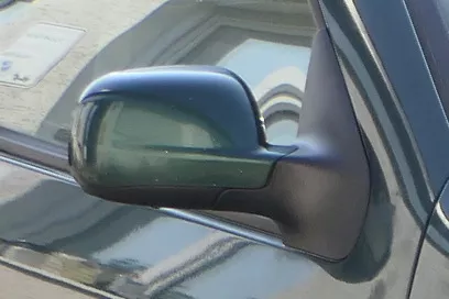 VW Golf 4 Bora elektrischer Spiegel vorne rechts Außenspiegel grün LC6M Glas