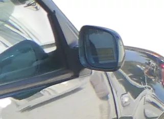 VW Golf 4 Bora elektrischer Spiegel vorne rechts Außenspiegel grün LC6M Glas (184179)