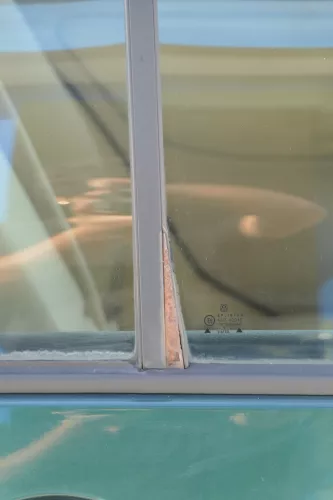 VW Golf 4 Bora Tür hinten rechts nur Kombi / Variant grün LC6M -ohne Anbautei (184183)