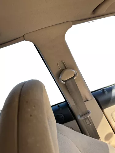 Golf 4 1J B-Säulen Verkleidung rechts+link Abdeckung Airbag 4-Türer beige besch (184199)