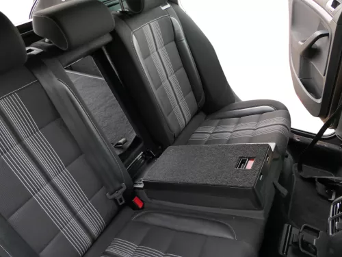 Golf 6 5K Kombi Sitze hinten Rückbank Rücksitzbank 3 Punkt Gurt Lehne OHNE-Kopfs (184245)