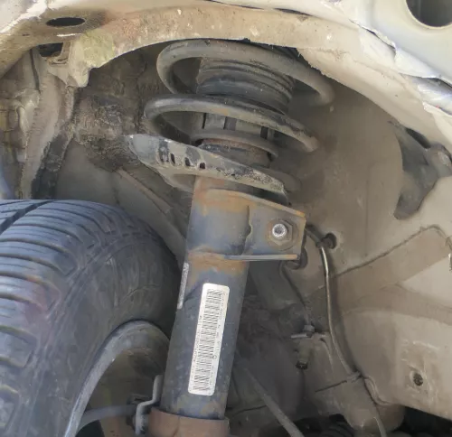 1x VW Eos Golf 5 V Touran Stoßdämpfer Federbein Feder 1K0411105JA vorn