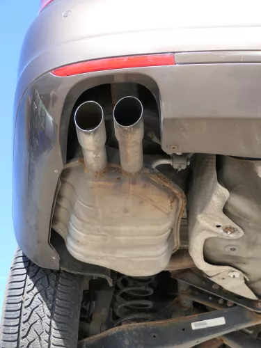 Octavia 1Z Auspuff hinten Endschalldämpfer Benziner MItteltopf Mitte 1,4 CAXA